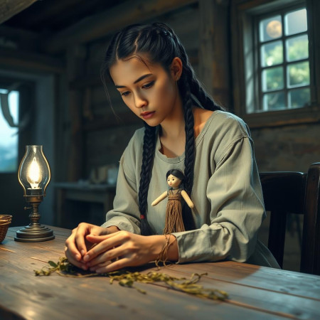 Кукла из полыни и нитей судьбы